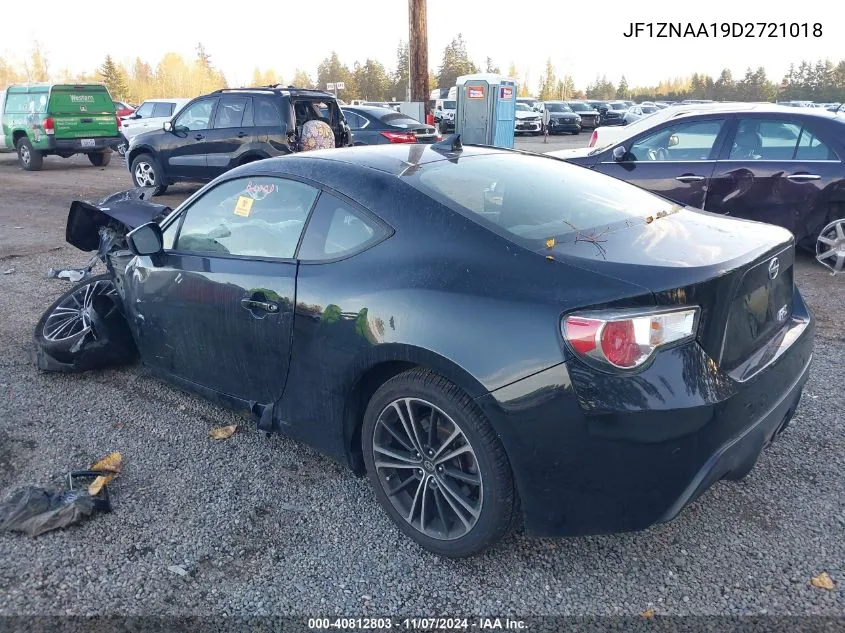 2013 Scion Fr-S VIN: JF1ZNAA19D2721018 Lot: 40812803