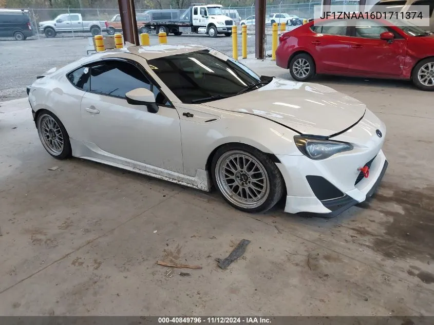 2013 Scion Fr-S VIN: JF1ZNAA16D1711374 Lot: 40849796