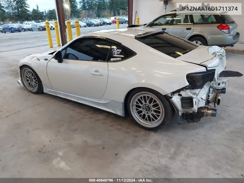 2013 Scion Fr-S VIN: JF1ZNAA16D1711374 Lot: 40849796