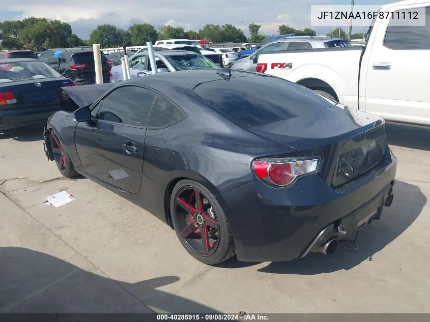 2015 Scion Fr-S VIN: JF1ZNAA16F8711112 Lot: 40285915