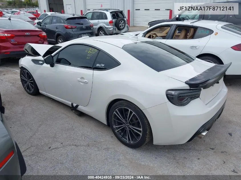 2015 Scion Fr-S VIN: JF1ZNAA17F8712141 Lot: 40424935