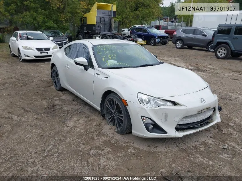 2016 Toyota Scion Fr-S VIN: JF1ZNAA11G9701907 Lot: 12081823