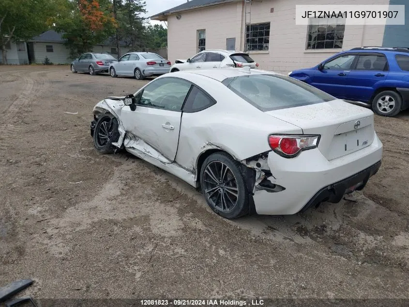 2016 Toyota Scion Fr-S VIN: JF1ZNAA11G9701907 Lot: 12081823