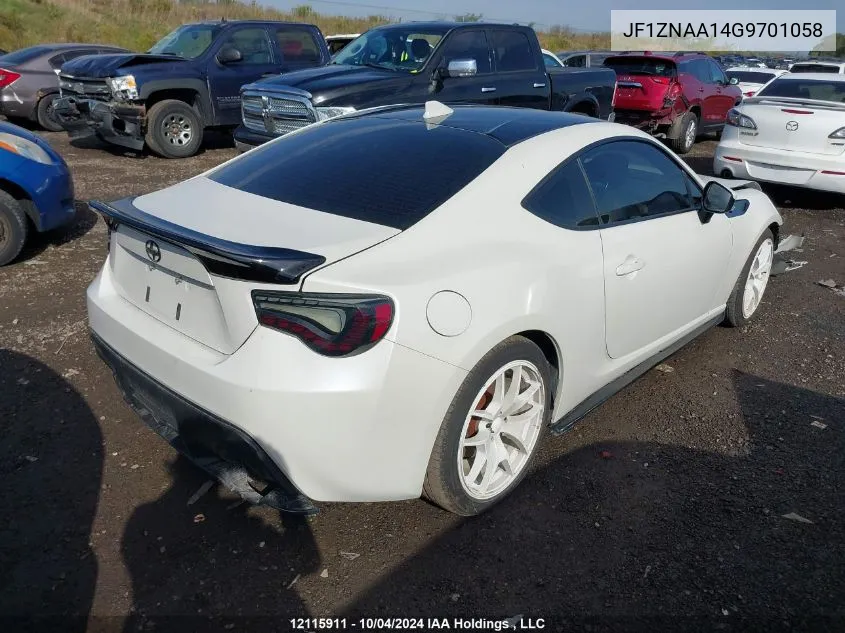 2016 Scion Fr-S Release Series 2.0 VIN: JF1ZNAA14G9701058 Lot: 12115911