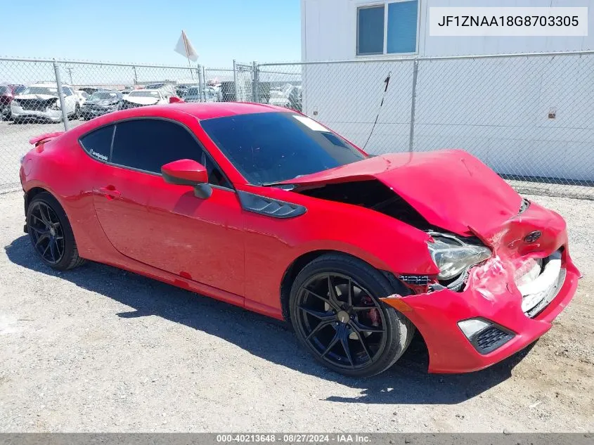 2016 Scion Fr-S VIN: JF1ZNAA18G8703305 Lot: 40213648