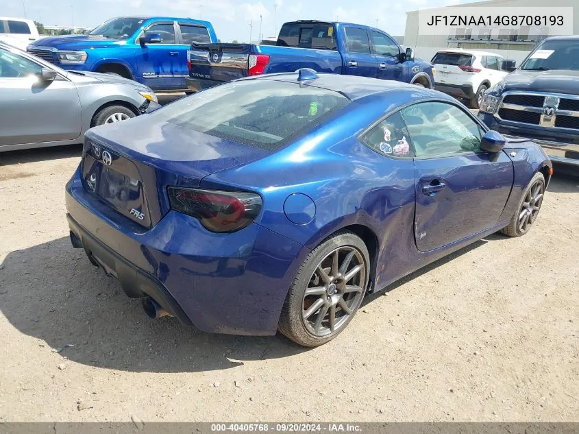 2016 Scion Fr-S VIN: JF1ZNAA14G8708193 Lot: 40405768