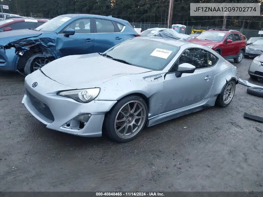 2016 Scion Fr-S VIN: JF1ZNAA12G9702774 Lot: 40848465