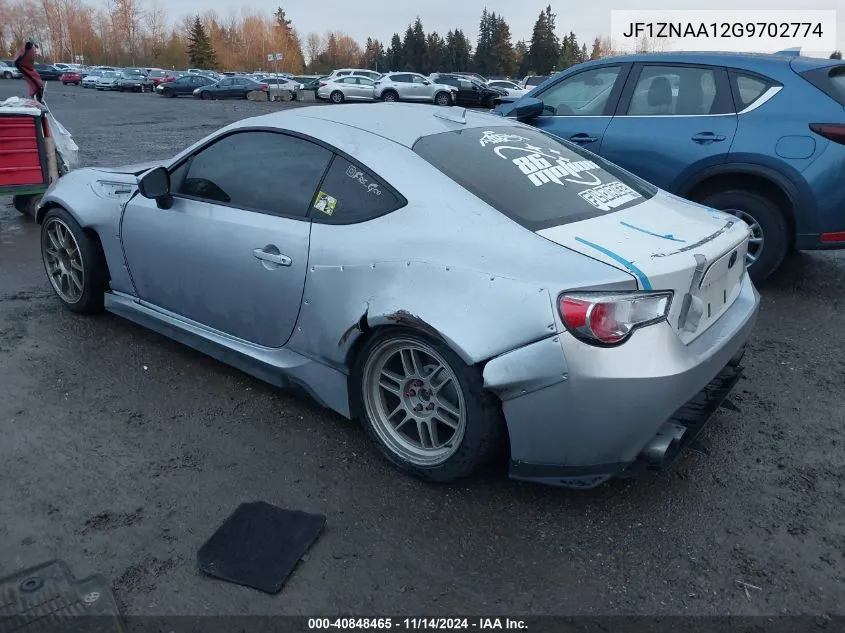 2016 Scion Fr-S VIN: JF1ZNAA12G9702774 Lot: 40848465