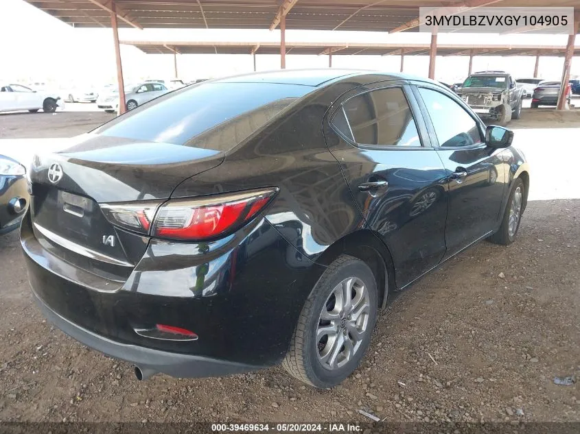 3MYDLBZVXGY104905 2016 Scion Ia