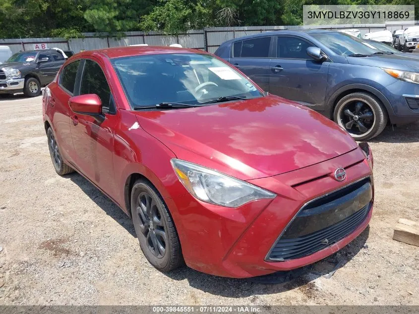 3MYDLBZV3GY118869 2016 Scion Ia