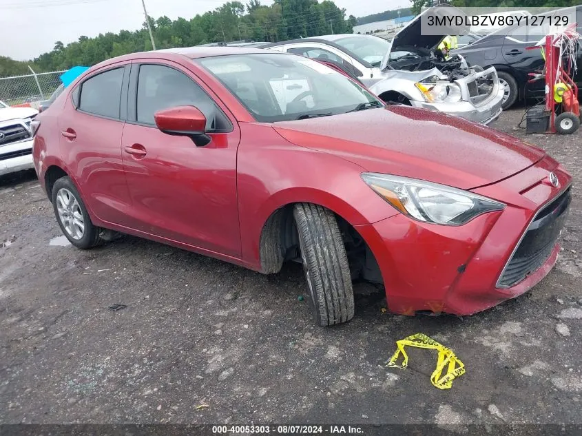 2016 Scion Ia VIN: 3MYDLBZV8GY127129 Lot: 40053303