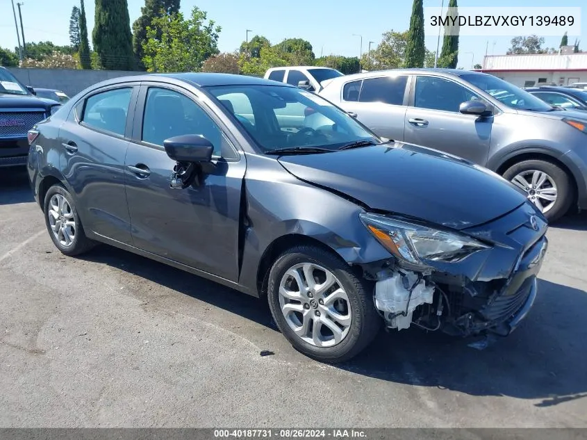 3MYDLBZVXGY139489 2016 Scion Ia