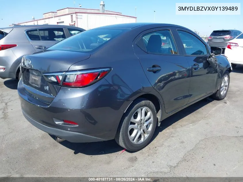 3MYDLBZVXGY139489 2016 Scion Ia