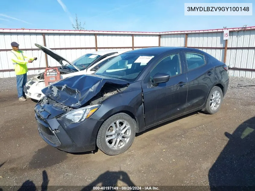 3MYDLBZV9GY100148 2016 Scion Ia