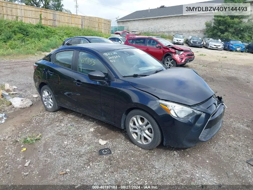 2016 Scion Ia VIN: 3MYDLBZV4GY144493 Lot: 40197183