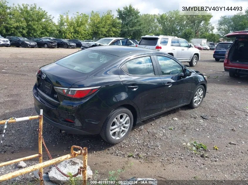 3MYDLBZV4GY144493 2016 Scion Ia