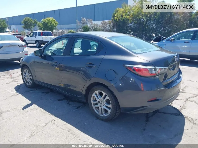 3MYDLBZV1GY114836 2016 Scion Ia