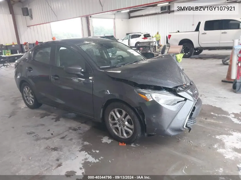 2016 Scion Ia VIN: 3MYDLBZV1GY107921 Lot: 40344795