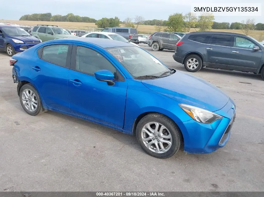 2016 Scion Ia VIN: 3MYDLBZV5GY135334 Lot: 40367201