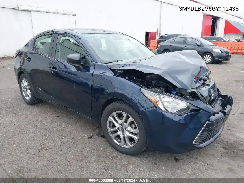 2016 Scion Ia VIN: 3MYDLBZV6GY112435 Lot: 40368868