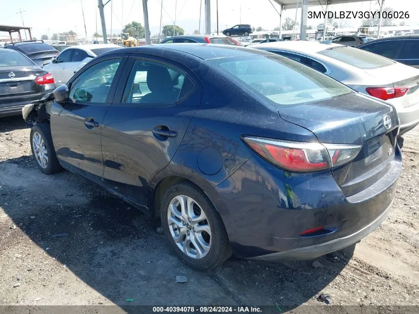 3MYDLBZV3GY106026 2016 Scion Ia