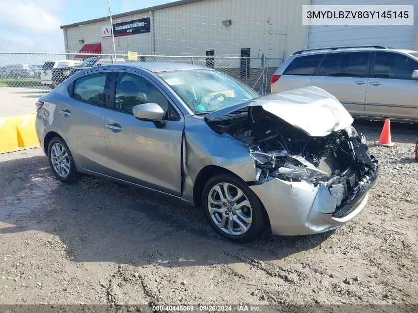 2016 Scion Ia VIN: 3MYDLBZV8GY145145 Lot: 40445069