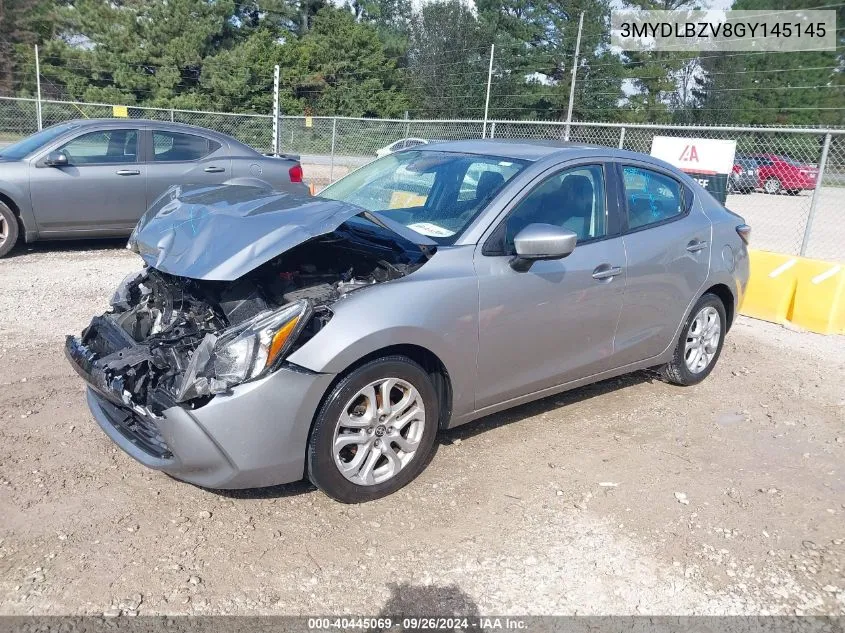 2016 Scion Ia VIN: 3MYDLBZV8GY145145 Lot: 40445069