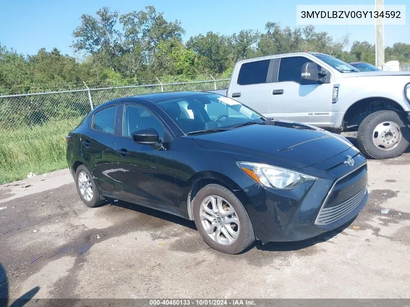 2016 Scion Ia VIN: 3MYDLBZV0GY134592 Lot: 40450133