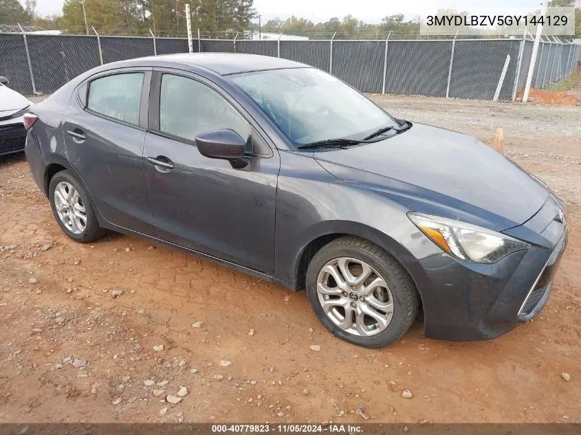 2016 Scion Ia Base (A6) VIN: 3MYDLBZV5GY144129 Lot: 40779823