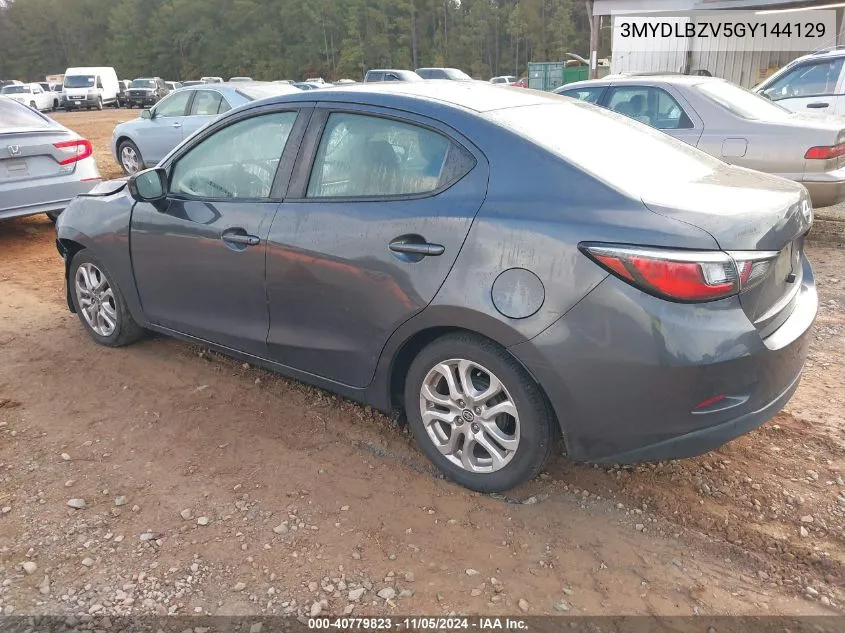 2016 Scion Ia Base (A6) VIN: 3MYDLBZV5GY144129 Lot: 40779823