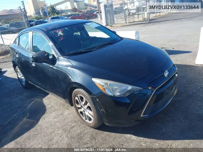 2016 Scion Ia VIN: 3MYDLBZVXGY133644 Lot: 40796251