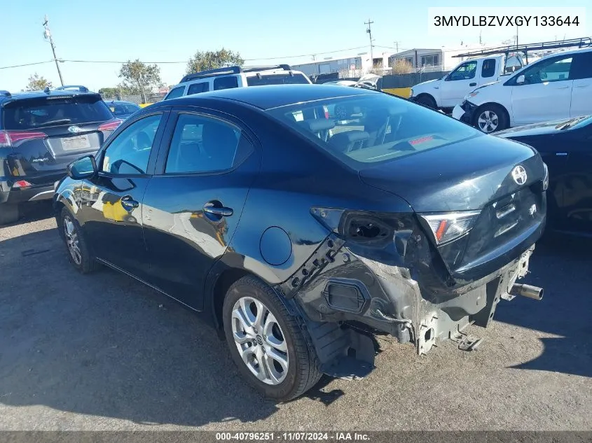 2016 Scion Ia VIN: 3MYDLBZVXGY133644 Lot: 40796251