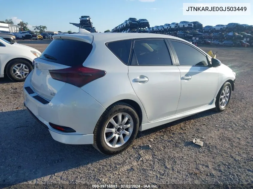 JTNKARJE0GJ503449 2016 Scion Im