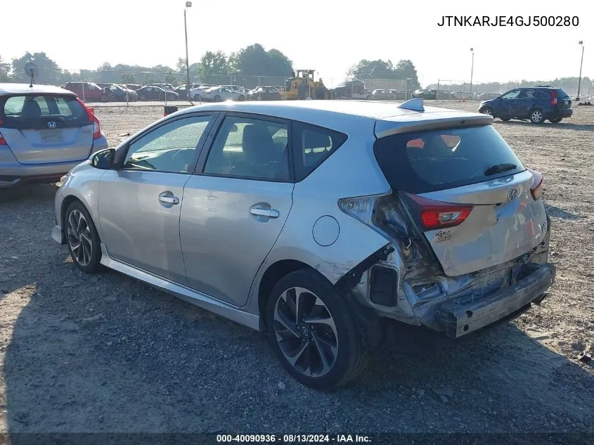 JTNKARJE4GJ500280 2016 Scion Im