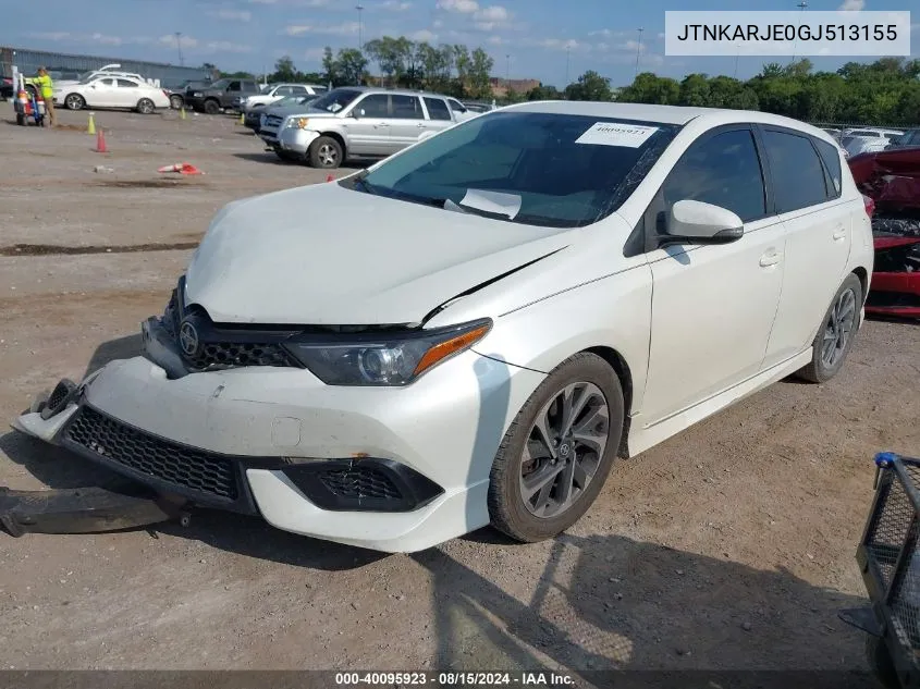 2016 Scion Im VIN: JTNKARJE0GJ513155 Lot: 40095923