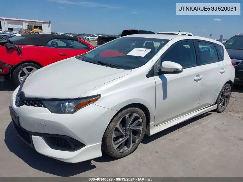 JTNKARJE6GJ520031 2016 Scion Im