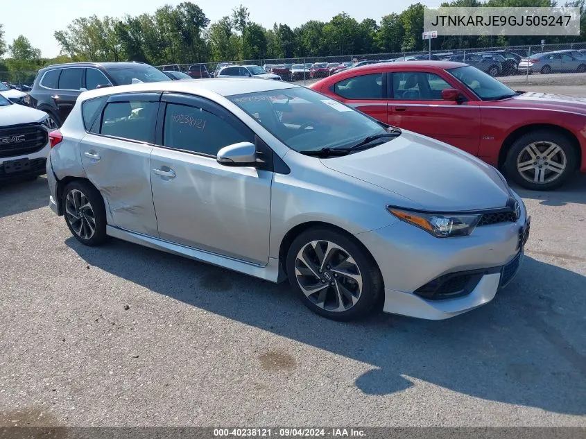 JTNKARJE9GJ505247 2016 Scion Im