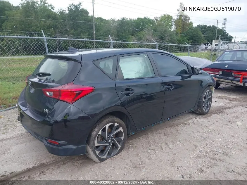 JTNKARJE0GJ519070 2016 Scion Im