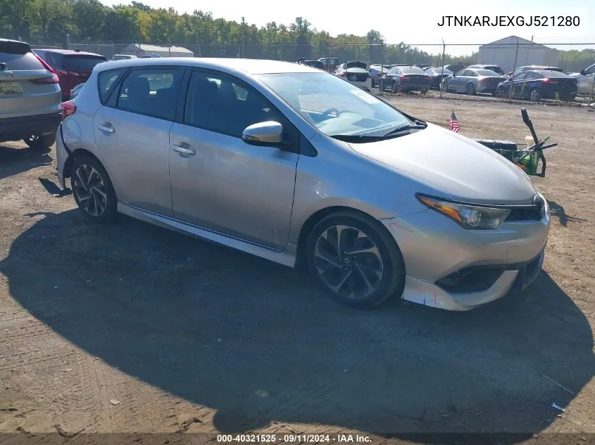 2016 Scion Im VIN: JTNKARJEXGJ521280 Lot: 40321525