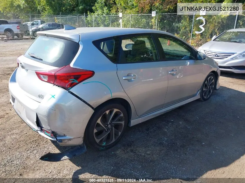 2016 Scion Im VIN: JTNKARJEXGJ521280 Lot: 40321525