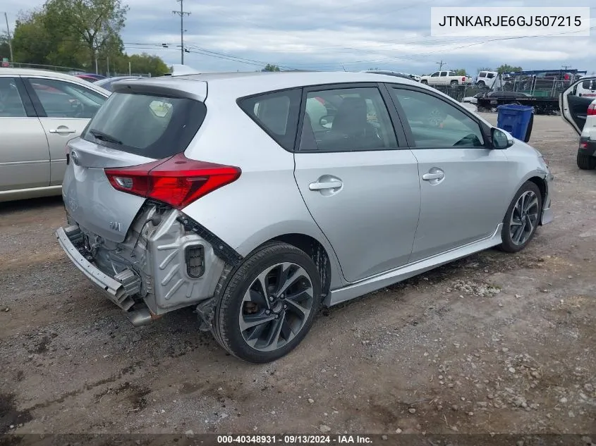 JTNKARJE6GJ507215 2016 Scion Im