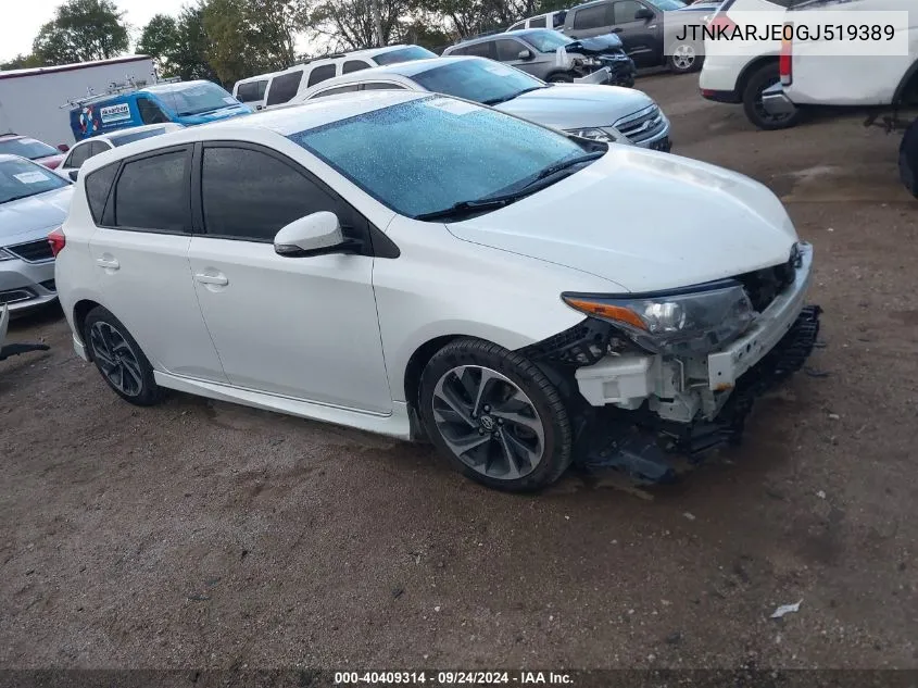 JTNKARJE0GJ519389 2016 Scion Im