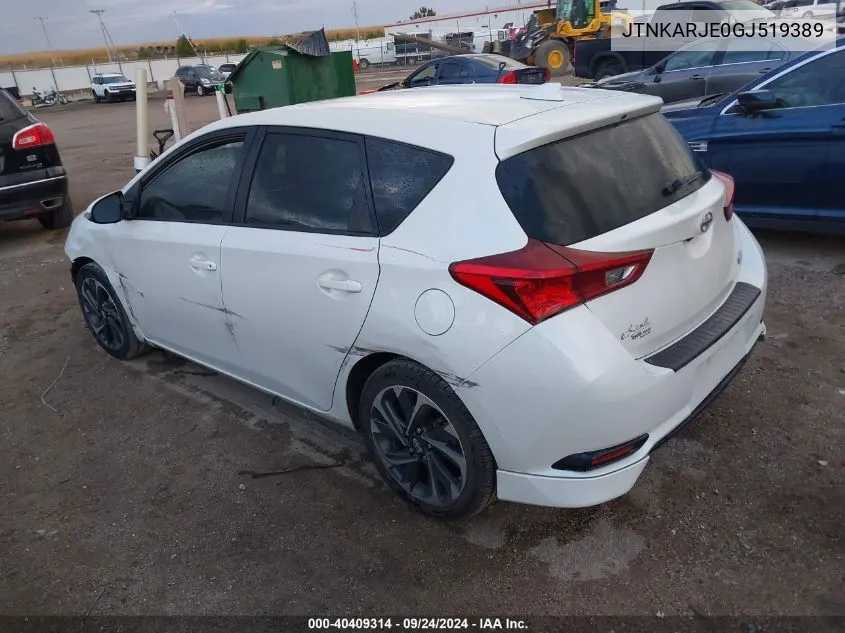 JTNKARJE0GJ519389 2016 Scion Im