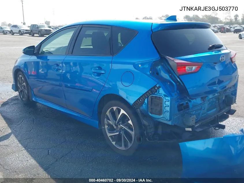 JTNKARJE3GJ503770 2016 Scion Im