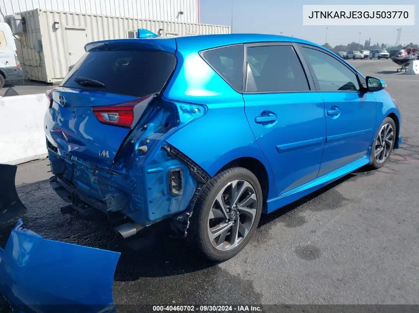 JTNKARJE3GJ503770 2016 Scion Im