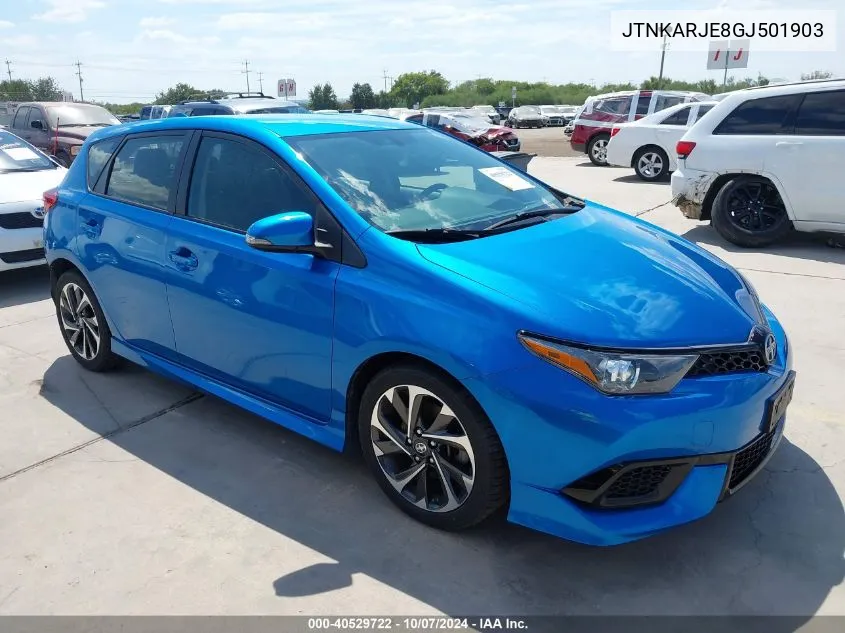 2016 Scion Im VIN: JTNKARJE8GJ501903 Lot: 40529722