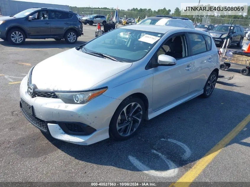 2016 Scion Im VIN: JTNKARJE4GJ508069 Lot: 40537563