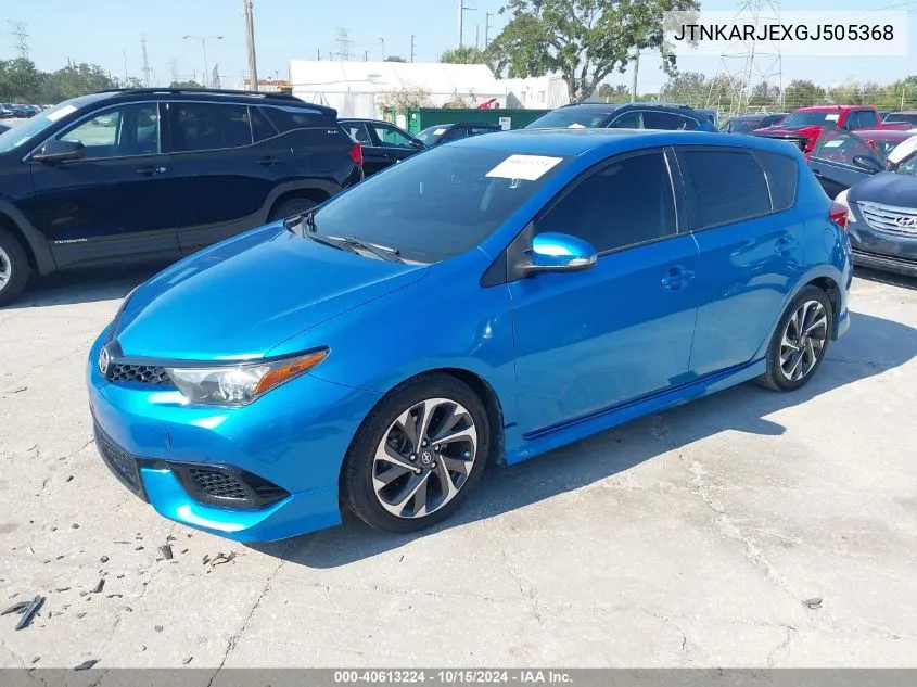 JTNKARJEXGJ505368 2016 Scion Im