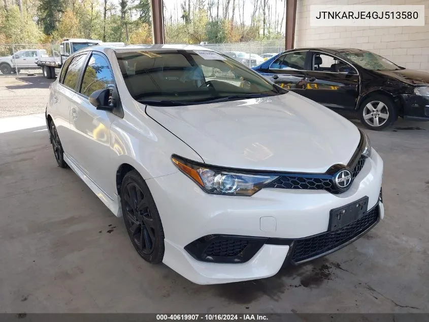 JTNKARJE4GJ513580 2016 Scion Im