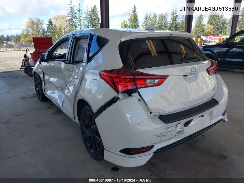 JTNKARJE4GJ513580 2016 Scion Im